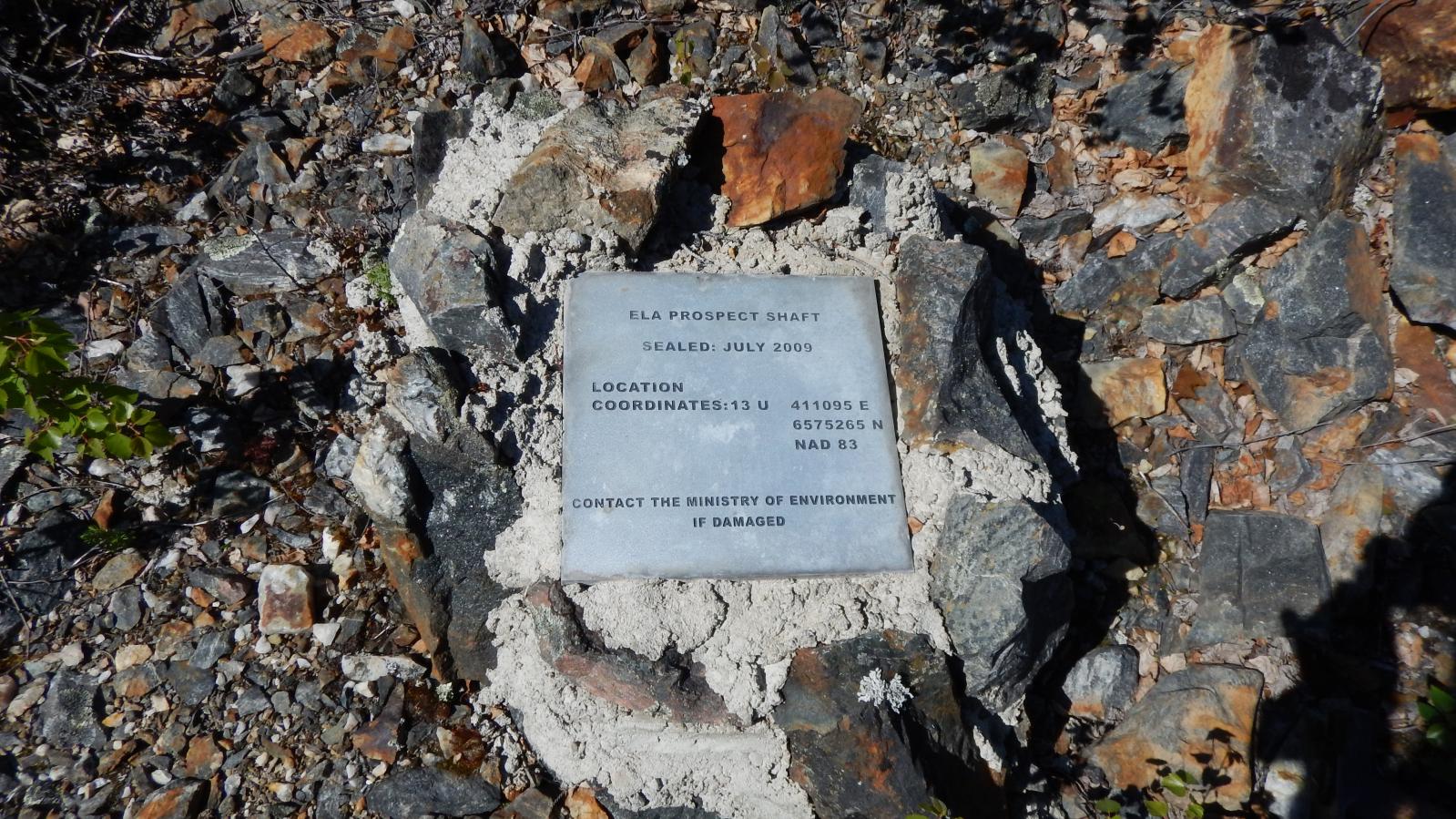 ELA Shaft at Pine Channel Saskatchewan