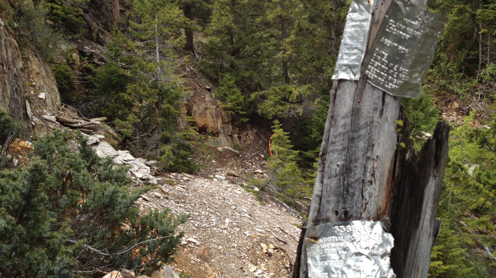 Black Diamond Project Claim Post