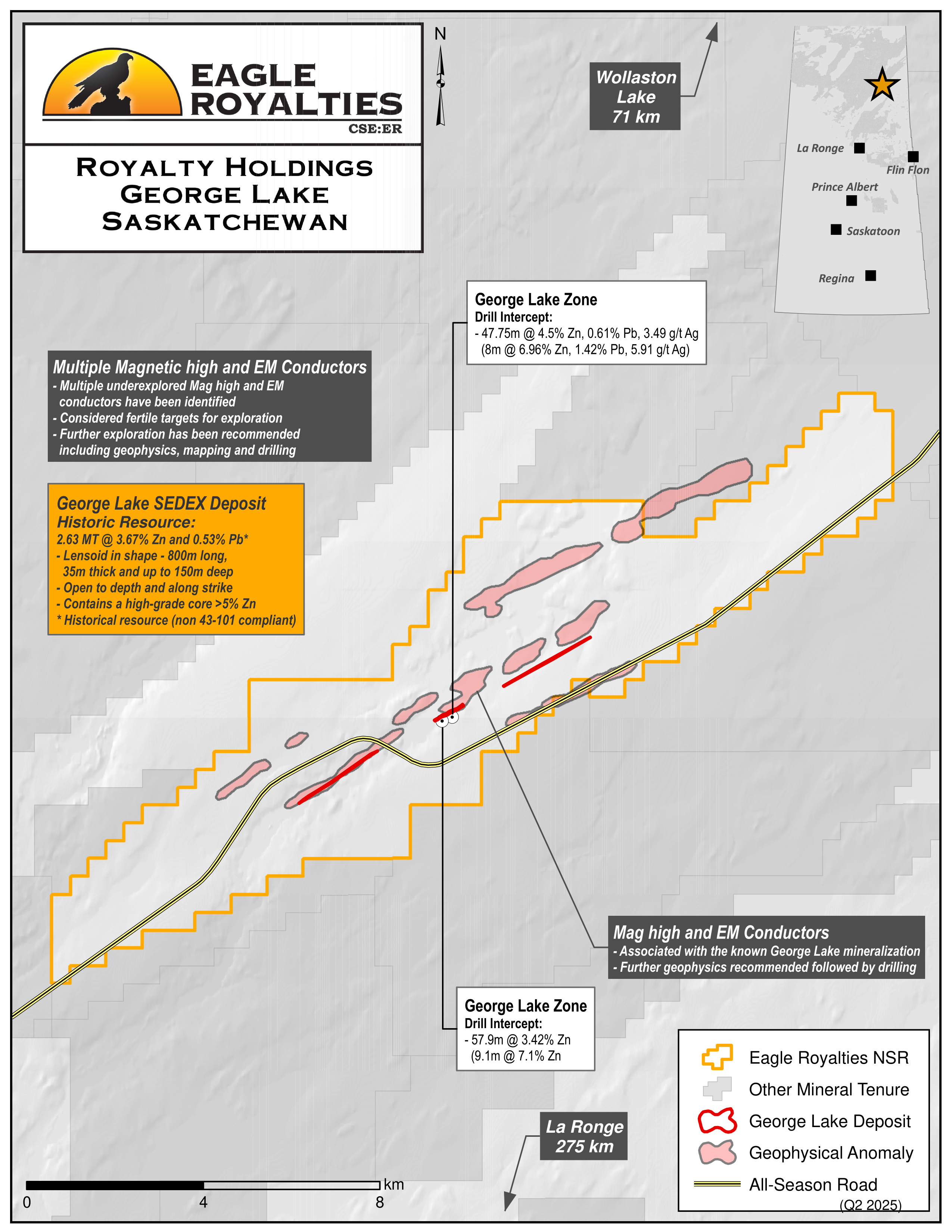 George Lake Royalty Area Map